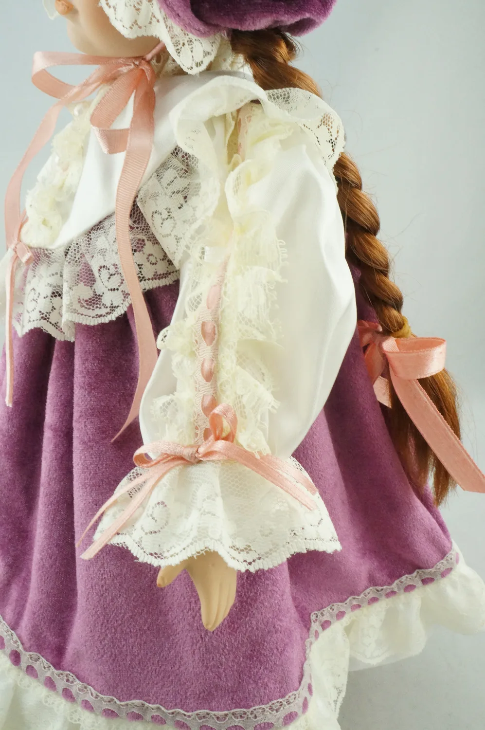 Cosette 16 &quotНовая Элегантная фиолетовая кукла ручной работы косички ангельская