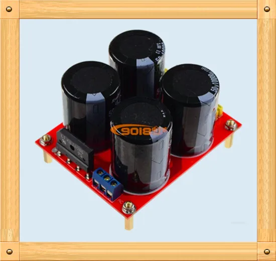 Бесплатная доставка! 5 шт. выпрямитель с двойной мощностью/10000 мкФ * 4 платой