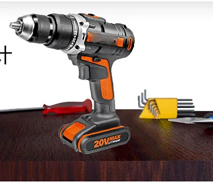 Новое поступление WORX электрический шуруповерт 20 в литий ионный аккумулятор 1