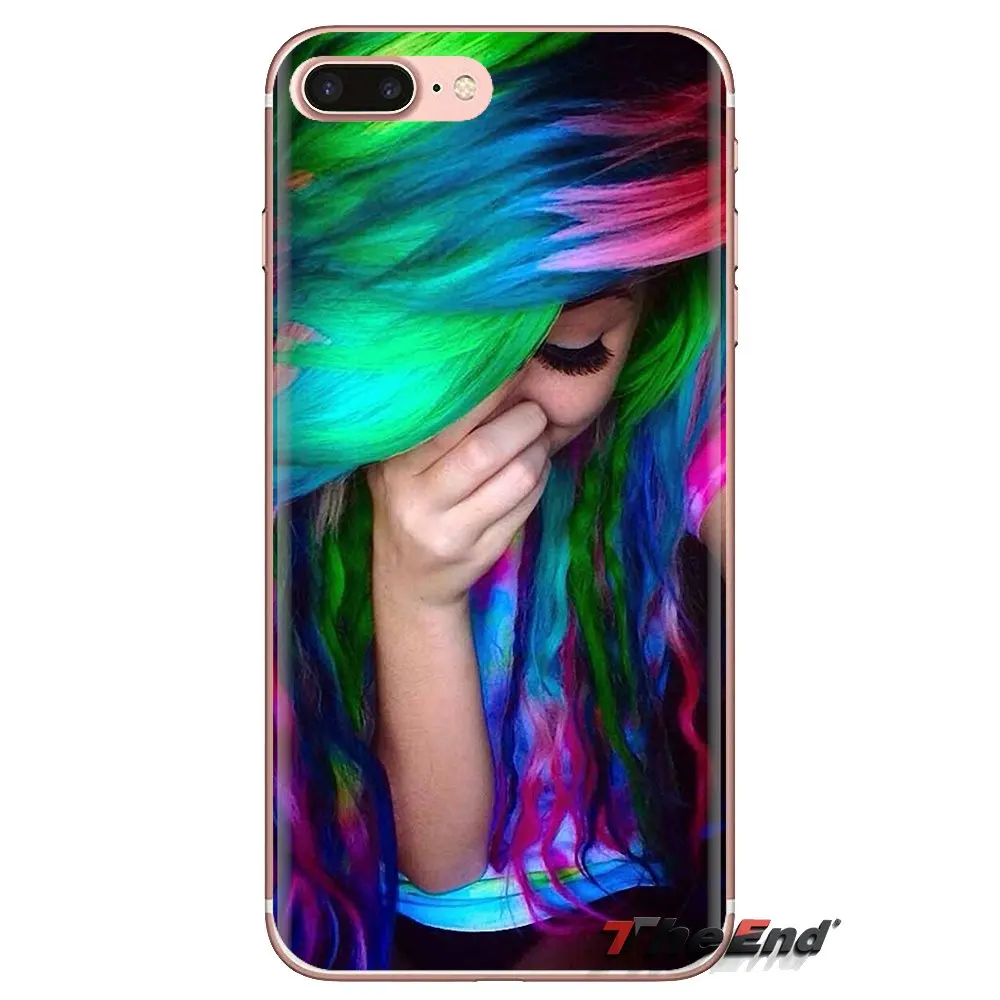 Transparent Soft Shell Covers girl hair style For Xiaomi Mi3 Samsung A10 A30 A40 A50 A60 A70 Galaxy S2 Note 2 Grand Core Prime |
