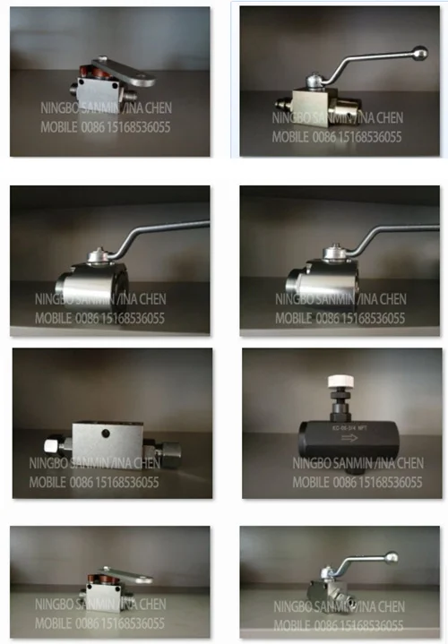 NBSANMINSE High Pressure Hydraulic Ball Valve KHB 1/8 1/4 3/8 1/2 Carbon Steel NPT G Manual Valve Engineer Industry On Off valve
