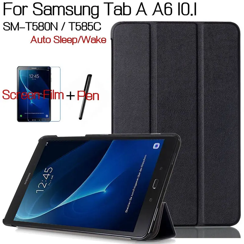 Магнитный стенд флип смарт чехол из полиуретановой кожи для Samsung Galaxy Tab A 10 1 T580N T585C