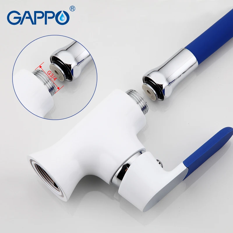 GAPPO кухонный кран для раковины латунный смеситель воды с одним отверстием одной
