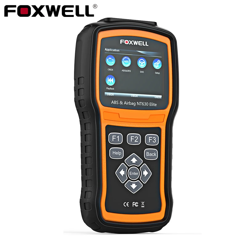 FOXWELL NT630 Elite OBD2 автомобильный сканер ABS SRS Airbag SAS Crash Дата сброса кода считыватель двигателя ODB obd2 автоматический диагностический инструмент