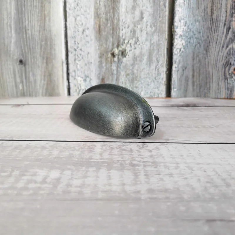 3 &quotстаринные черные и серебряные ручки для выдвижных ящиков шкафа классические