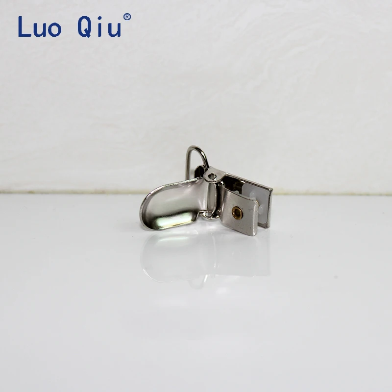 Luo Qiu 30 шт./лот u-образная форма 35*20 мм Серебряные Зажимы на подтяжках для брюк