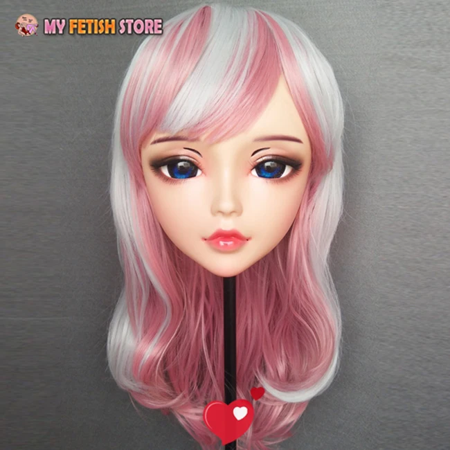 (Chan) женский сладкий девушка Смола половина головы кигуруми BJD глаза Crossdress
