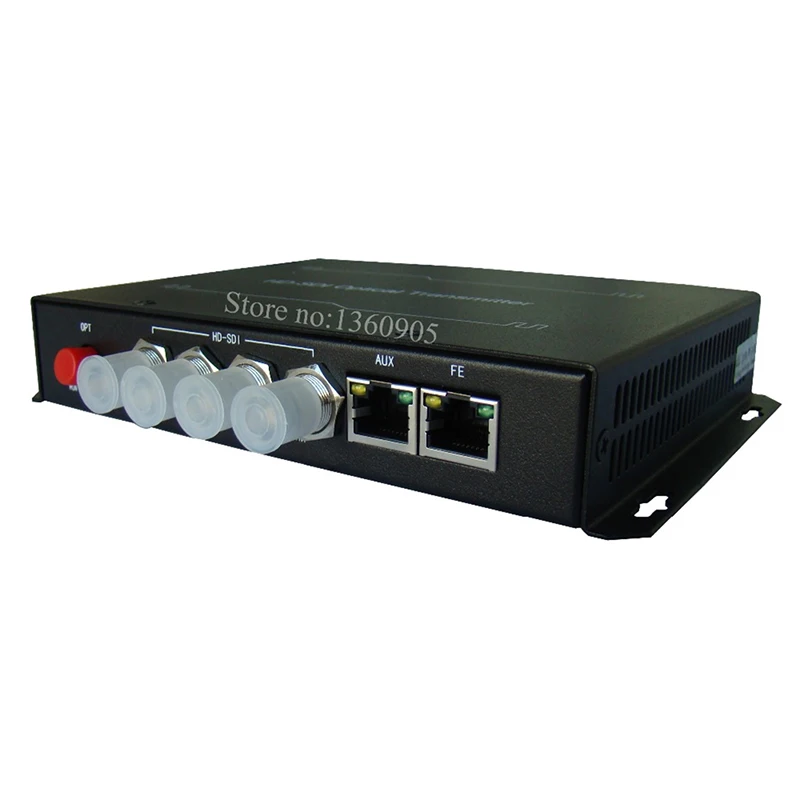 Многофункциональный оптический медиаконвертер 4 канала видео/аудио/Ethernet RJ45/RS485