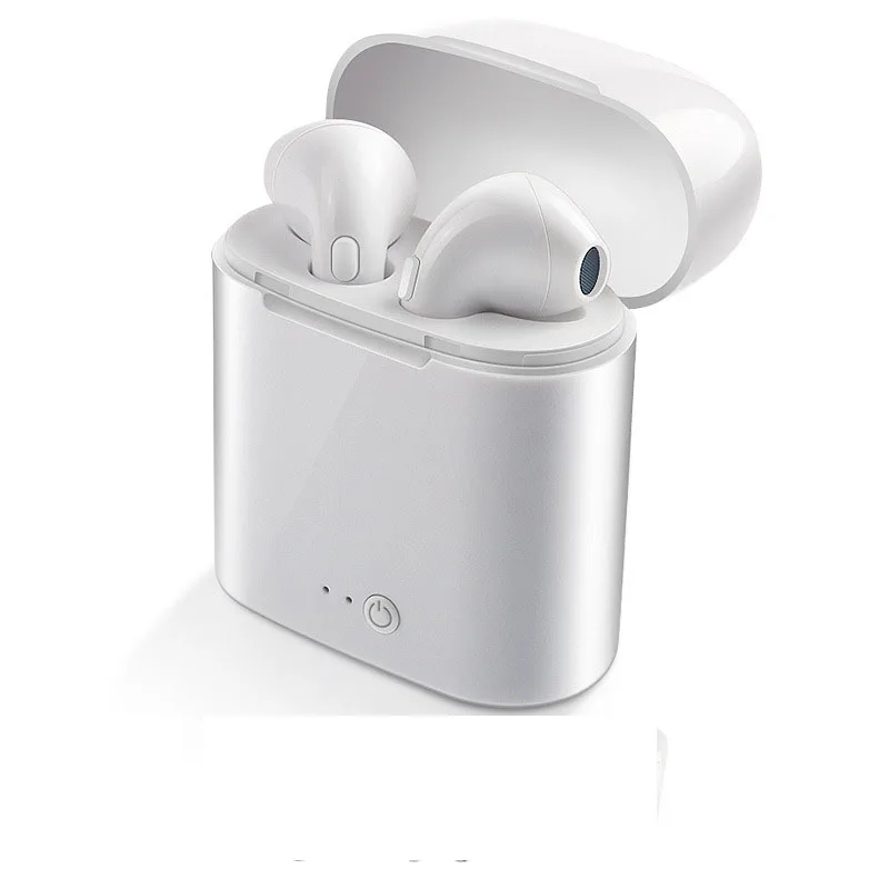 Мини вкладыши Bluetooth одиночный Heatset с микрофоном зарядная коробка для всех