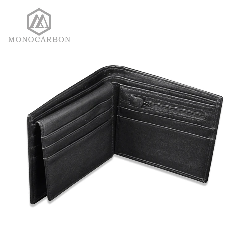 Кошелек мужской из натуральной кожи Роскошный деловой бумажник двойного