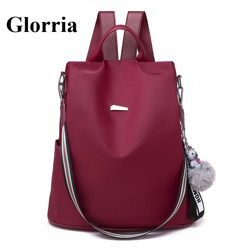 Модный рюкзак Glorria из ткани Оксфорд с кисточками женские сумки 2020 защитой от