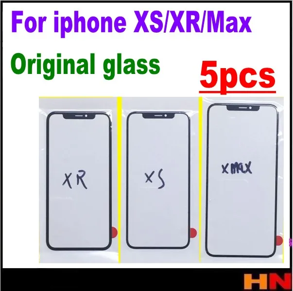 5 шт. Оптовая продажа Новый оригинальный для iPhone XS XR MAX стекло вместе ЖК сенсорный