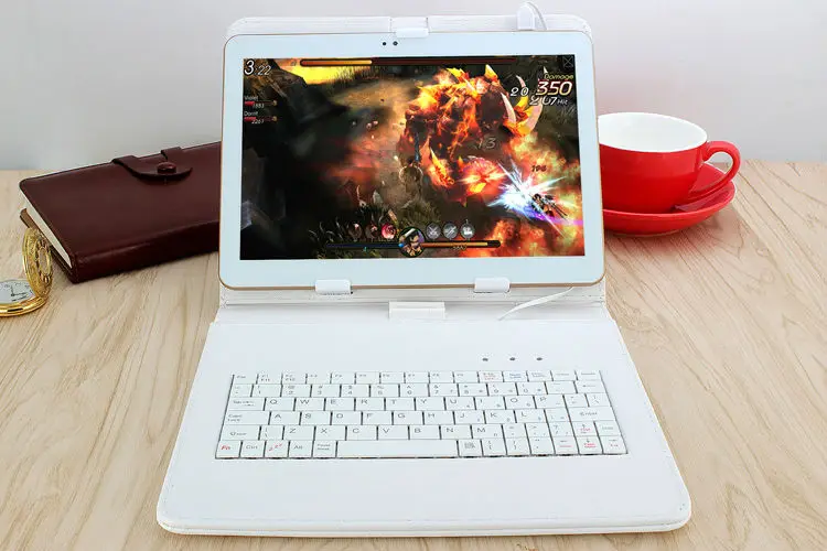 CARBAYTA ультра тонкая мультимедийная Кожаная клавиатура для Android Tablet PC 10 1 дюймов