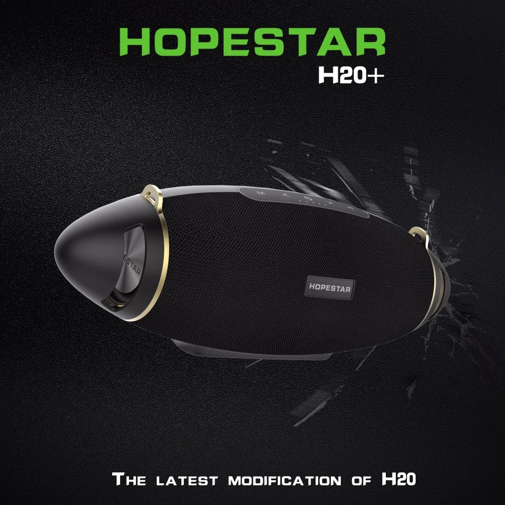 HOPESTAR H20+ Bluetooth динамик бас 30 Вт Беспроводная Портативная колонка USB Бумбокс mp3 плеер водонепроницаемый бас открытый регби сабвуфер