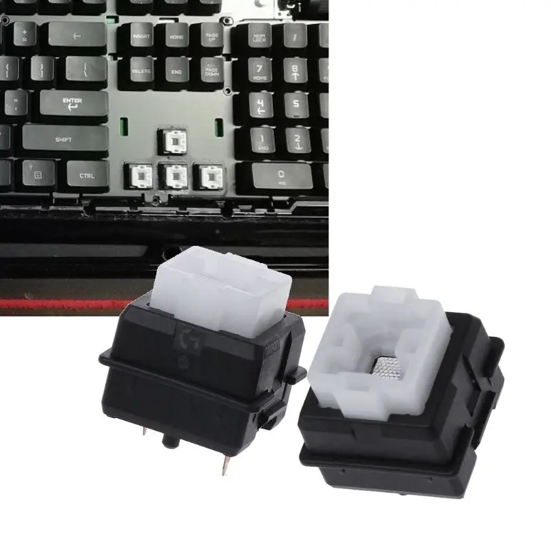 Оригинальный переключатель Romer G Omron Axis для Logitech G910 G810 G413 K840 RGB 2 шт.|Коврики мышей| |