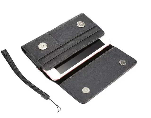 Horizontal Strap Waist Belt Clip Leather Phone Case For Motorola One Power P30,Moto M G5S G5 E4 Plus,Z2 Z3 Play ,Z3 Z2 Force