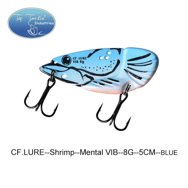 8G Blue CF креветка VIB Металл VIB длинная приманка 6 г 8 г 10 г - Цвет: 8G Blue