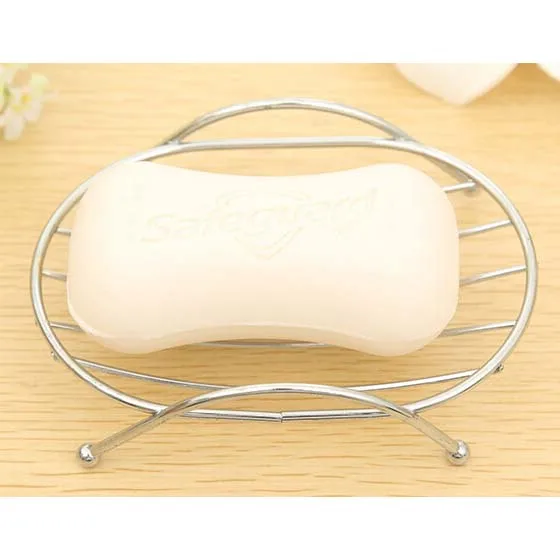 1 шт. модные нержавеющая сталь ванная комната круглое мыло миски Детские коробка