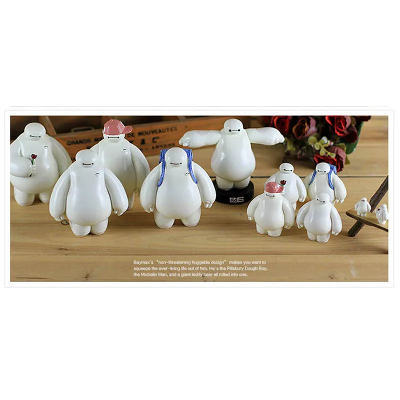 Новые Автомобильные украшения теплые мужские изделия из смолы baymax Мультяшные