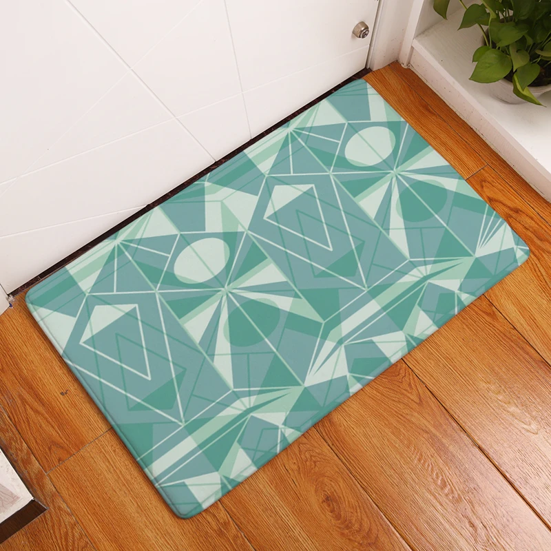 2017 Новый модный стиль творческие моющиеся коврики геометрические Коврики для
