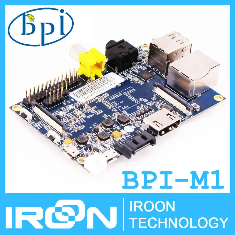 Оригинальный BPI M1 банан Pi доска. A20 Dual Core 1 ГБ Оперативная память с открытым