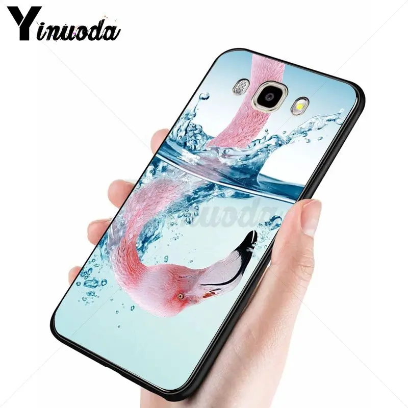 Yinuoda красный Летний чехол для телефона с изображением животных фламинго Samsung Galaxy