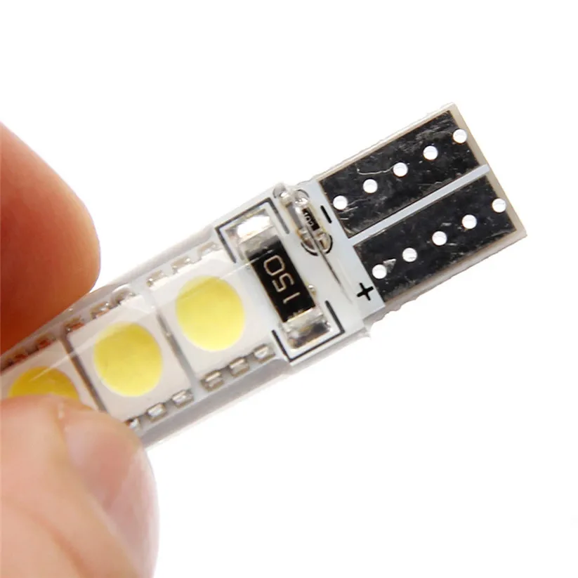Автомобильный Стайлинг KAKUDER T10 W5W Водонепроницаемый 5050 6 SMD клиновой номерной знак