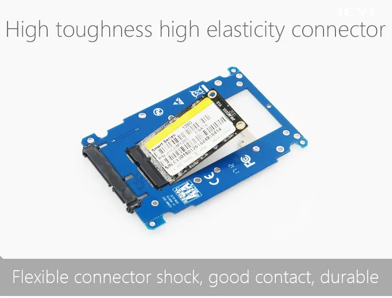 JEYI S112 mSATA-SATA SSD коробка SATAIII 2,5 'SSD HDD Caddy 27/50/70 мм mSATA 22Pin SATA 50 мм и SATA 52Pin и SATA3 SSD HDD Caddy