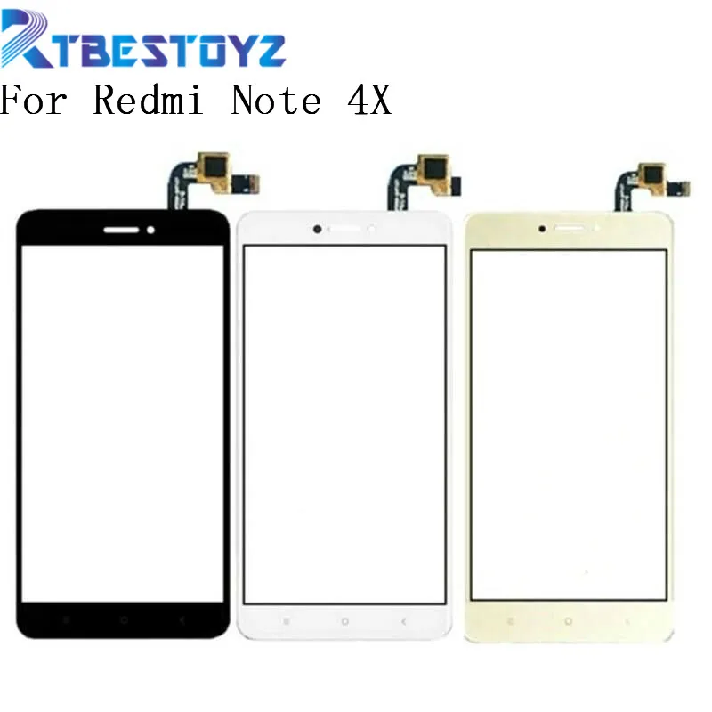 Сенсорное стекло RTBESTOYZ 5 ''для телефона Xiaomi Redmi Note 4X панель дигитайзера переднее