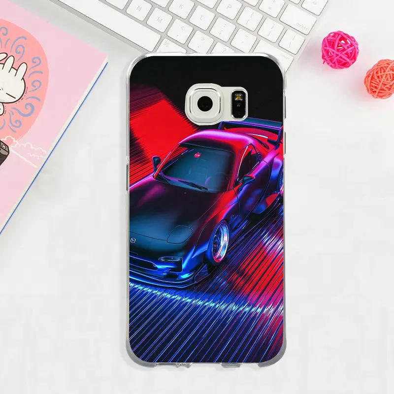 Поражает классический ретро автомобили мягкие чехлы для телефона из ТПУ samsung Galaxy