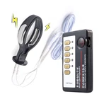 Анальная пробка с электрическим током, импульсная, электрическая Анальная пробка, Стимуляция простаты, массаж точки G, вибратор, анальный расширитель, расширитель ягодиц, секс-игрушки