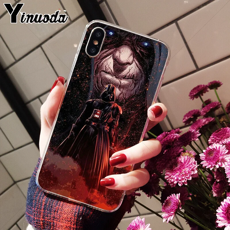 Yinuoda Дарт Вейдер Звездные войны ТПУ чехол для телефона iPhone 8 7 6 6S Plus 5 5S SE XR X XS MAX Coque