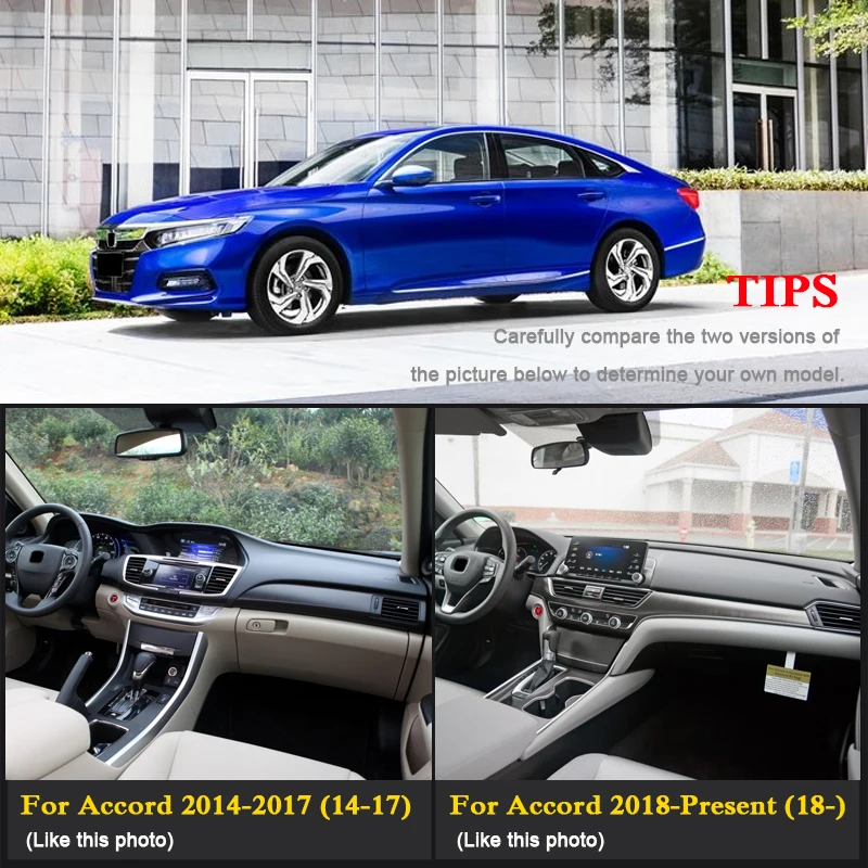 

Car Styling Dashboard Protective Mat Shade Cushion Pad Interior For Honda Accord 2014-Present LHD&RHD Car Internal Accessories