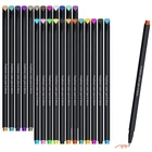 Маркеры-планировщики, 1224 ярких цветов, тонкий Линейный Маркер, 0,4 мм, для товары для рукоделия