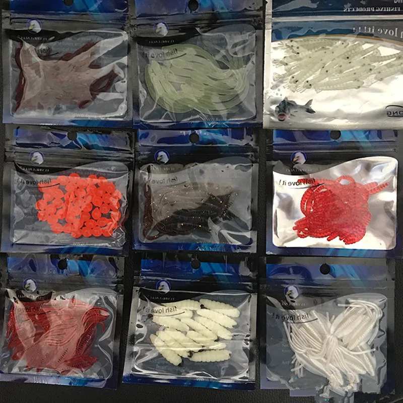 Мягкая приманка рыболовная супер притяжение микро шэд червь одиночная хвост