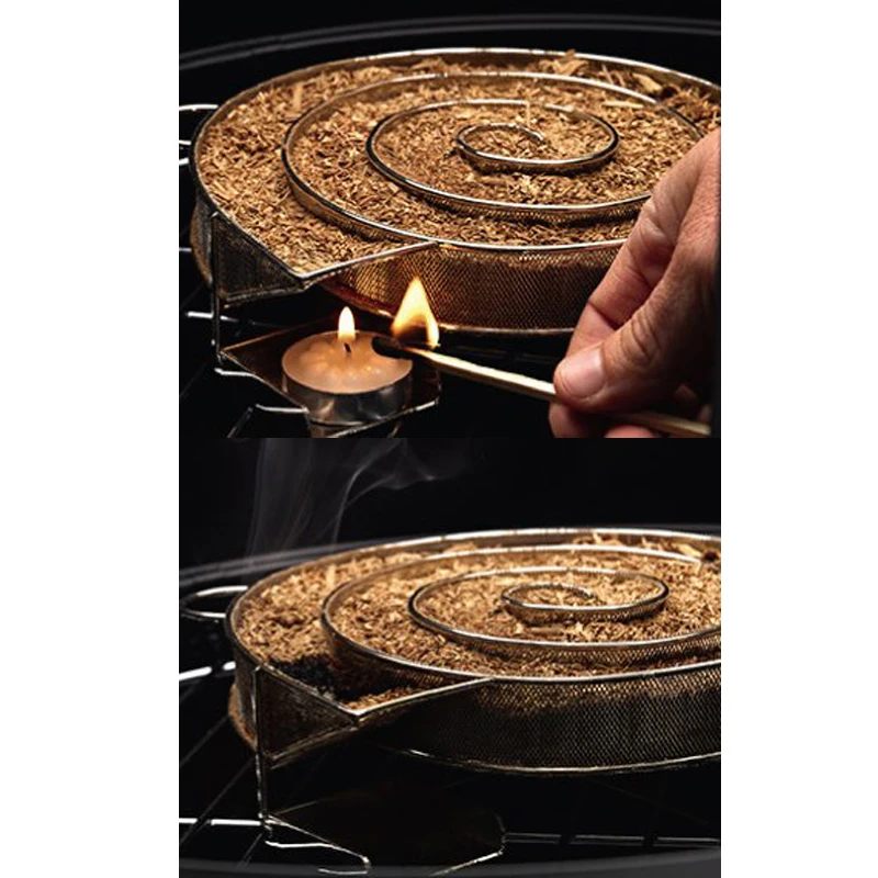 8 27 дюймовые принадлежности для барбекю генератор холодного дыма гриль