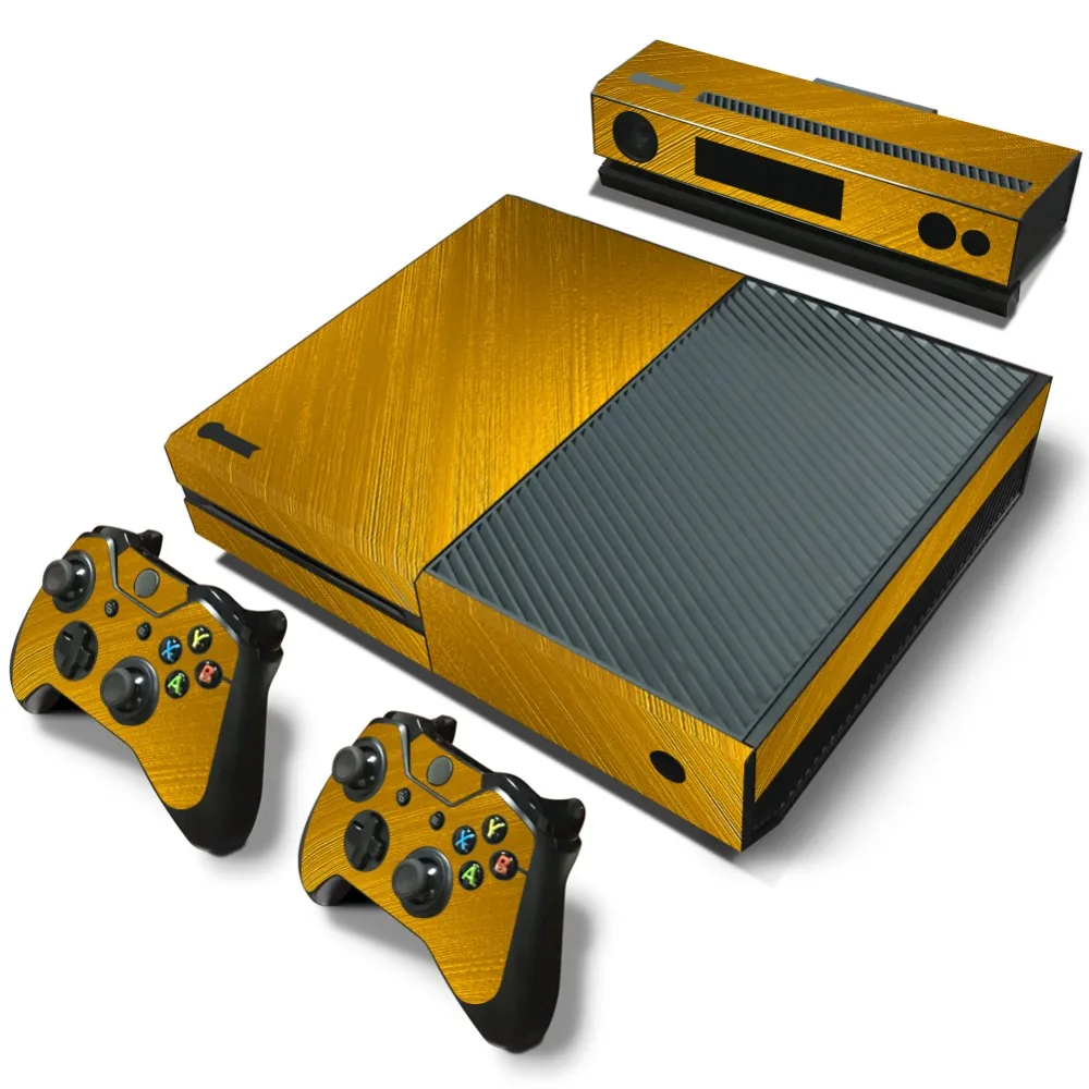 Деревянная Виниловая наклейка для защиты кожи Microsoft Xbox One и 2 контроллера наклейки