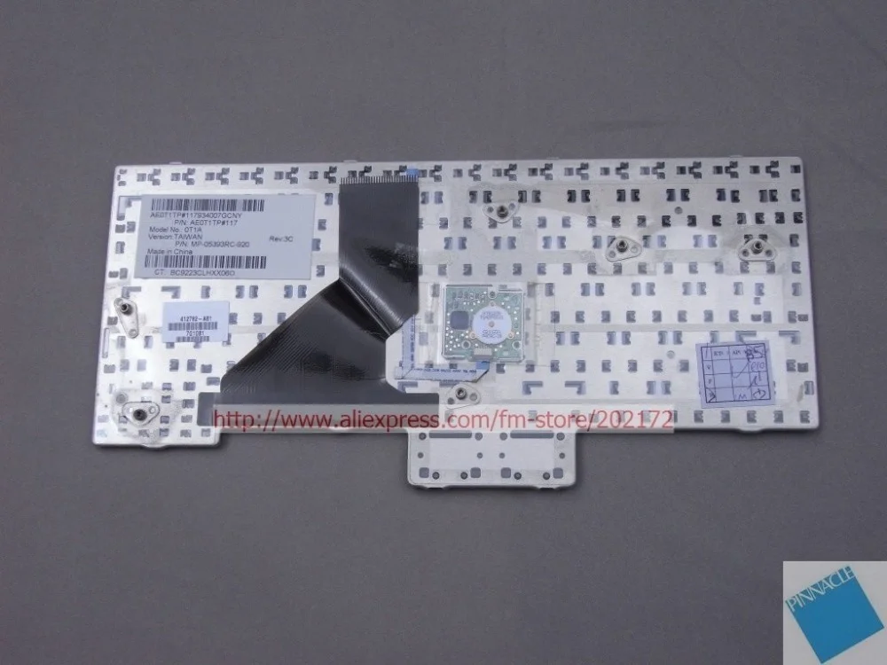 Новая черная клавиатура для ноутбука 412782-AB1 AE0T1TP #117 HP Compaq NC2400 (Тайвань) 100%