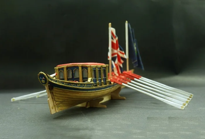Плотный материал Британский Королевский флот модель HMS Barge 1832 1/48 деревянный