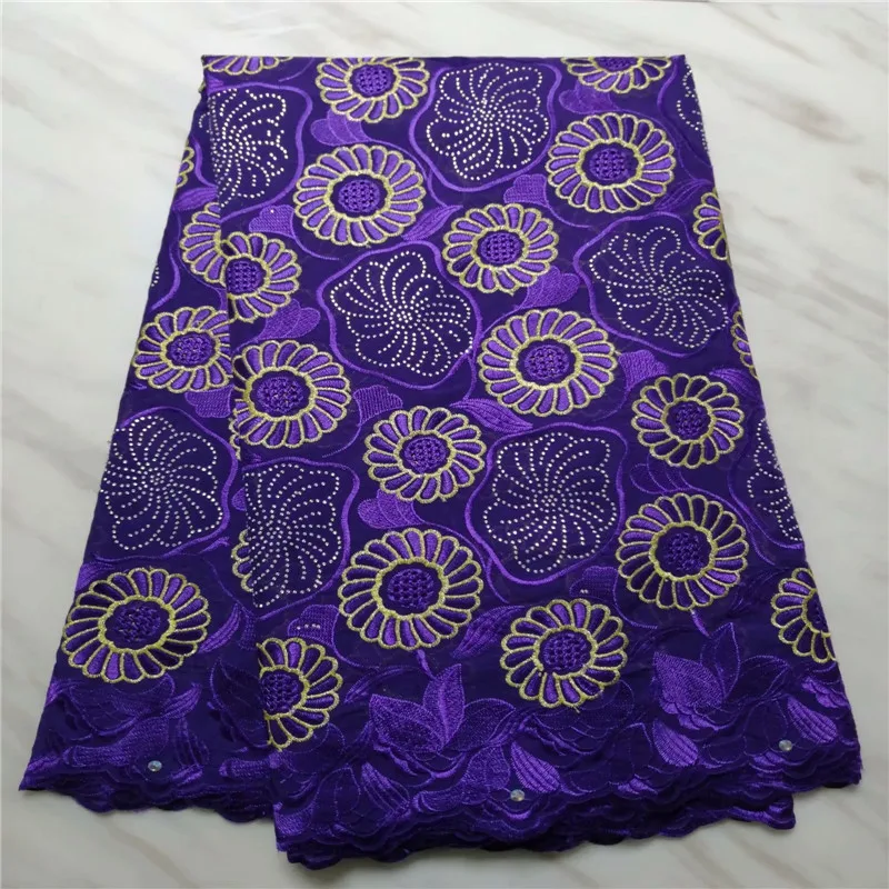 New Design Swiss Voile Cotton Lace Fabric 2019 Latest In Switzerland High Quality African For Dress | Дом и сад