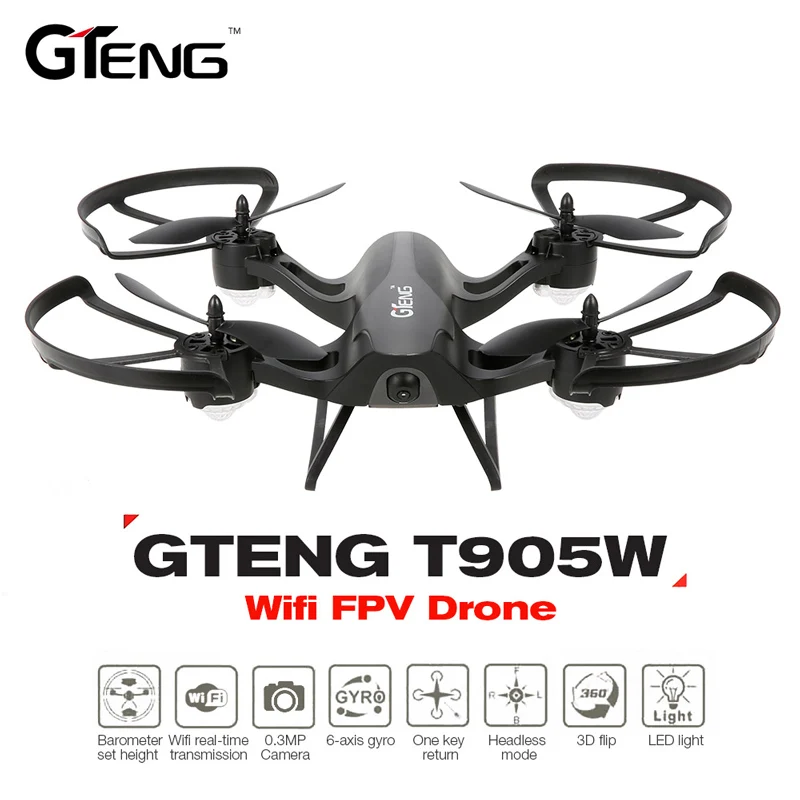 FPV RC Квадрокоптер с дистанционным управлением WiFi GPS вертолет 2 4G 4CH передатчик