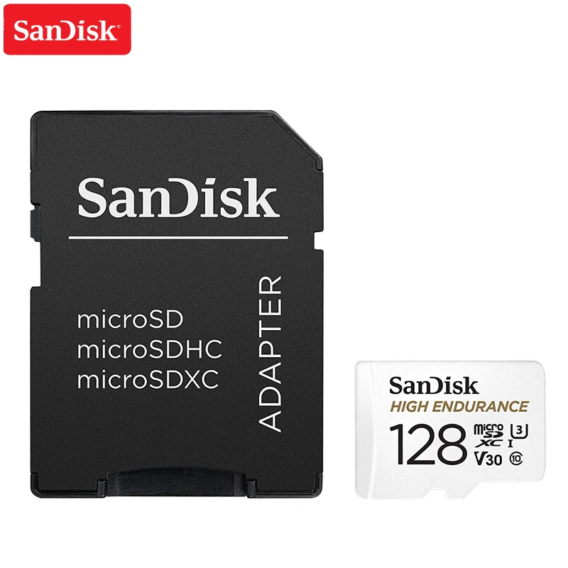 SanDisk MicroSD карта высокая выносливость памяти C10 V30 U3 4 K 32 GB 64 128 256 TF карты для Dash Cam