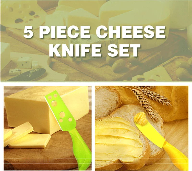 5 шт. сырный нож набор для детей Мини нержавеющая сталь классический резки сыра