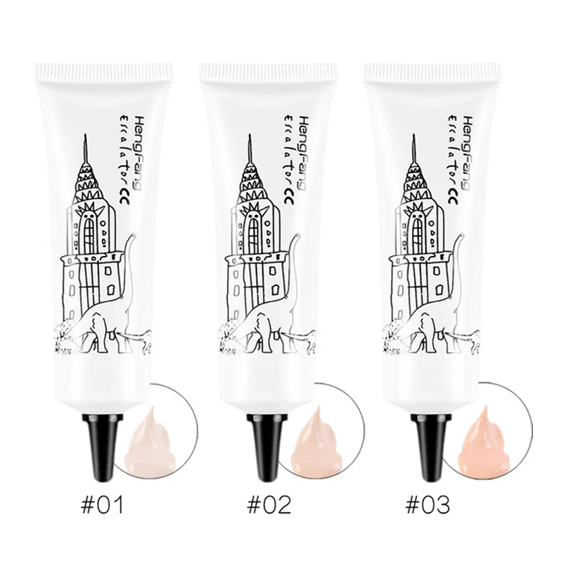 Бренд Hengfang Magic color 3 цвета BB тональный крем CC отбеливающий увлажняющий серия