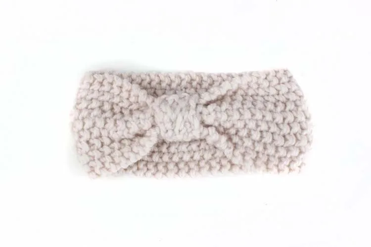 Детский ободок для волос зимняя детская вязаная повязка на голову детские