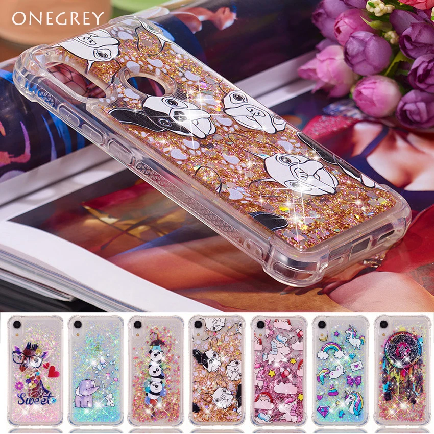 Case for Xiaomi Mi A2 Lite 5x A1 Redmi S2 Y2 Y1 6 6a Note 4 4x 5 Pro 5a Prime Plus Ultra Hybrid Silicone Glitter Quicksand Cover |