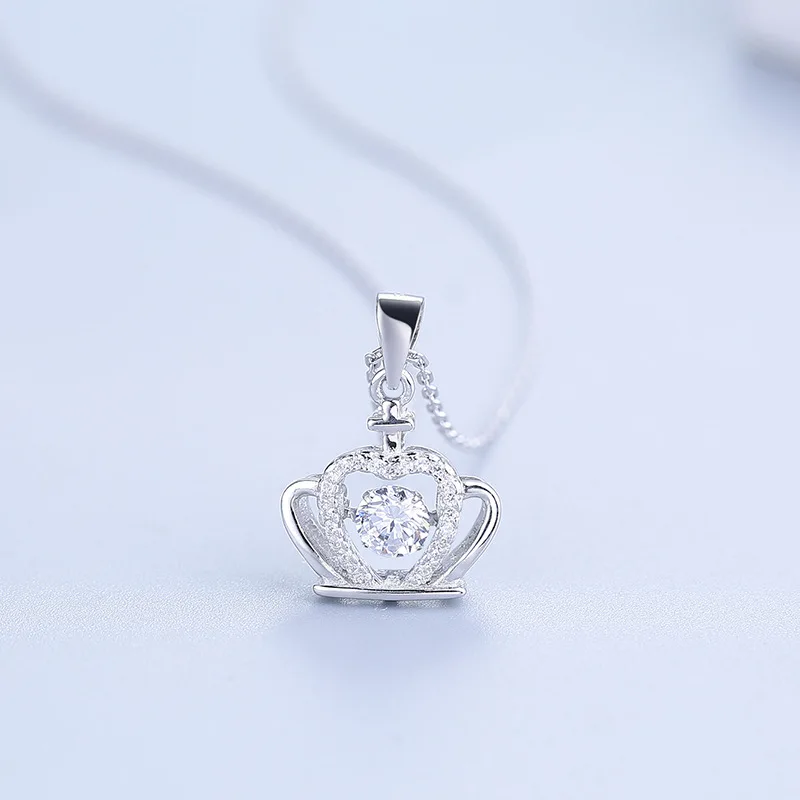 

L & P модное 925 Серебряное Королевское ожерелье с короной для женщин, жемчужное ожерелье с подвеской, модное ювелирное изделие, оптовая продаж...