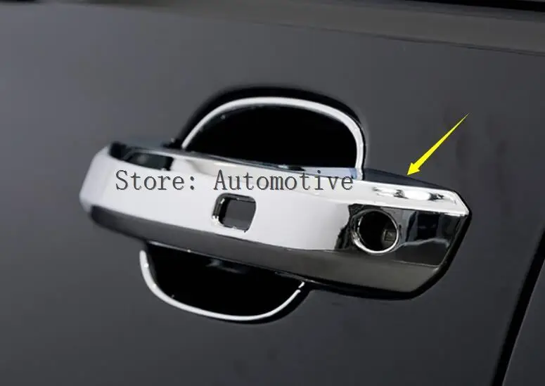

4PCS ABS Exterior Side Door Handle Cover Trim For Audi A4 Sedan 2016 2017 B9