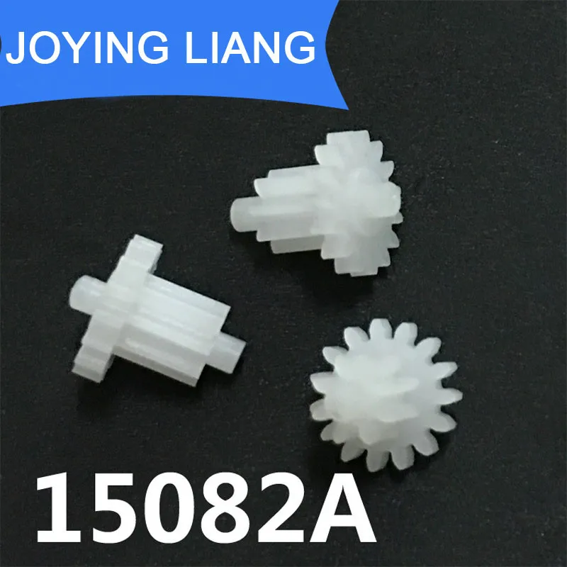 

Двойная пластиковая Шестерня 15082A 0,5 м, диаметр 8,5 мм, 15 зубов + 8 зубов, без отверстия, с валом, двухслойная шестерня, игрушечные аксессуары, 10 ш...