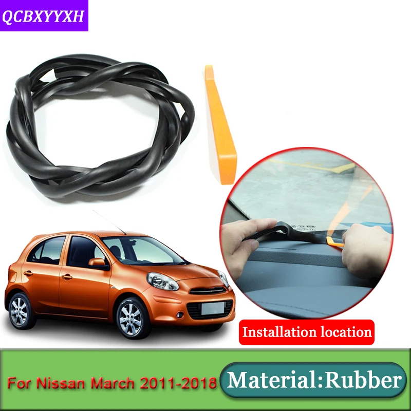 Автостайлинг для Nissan March 2011-2018 антизвуконепроницаемые не пропускающие шума